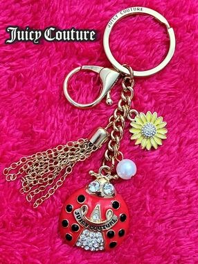 Juicy Couture Bag Charm Keychain